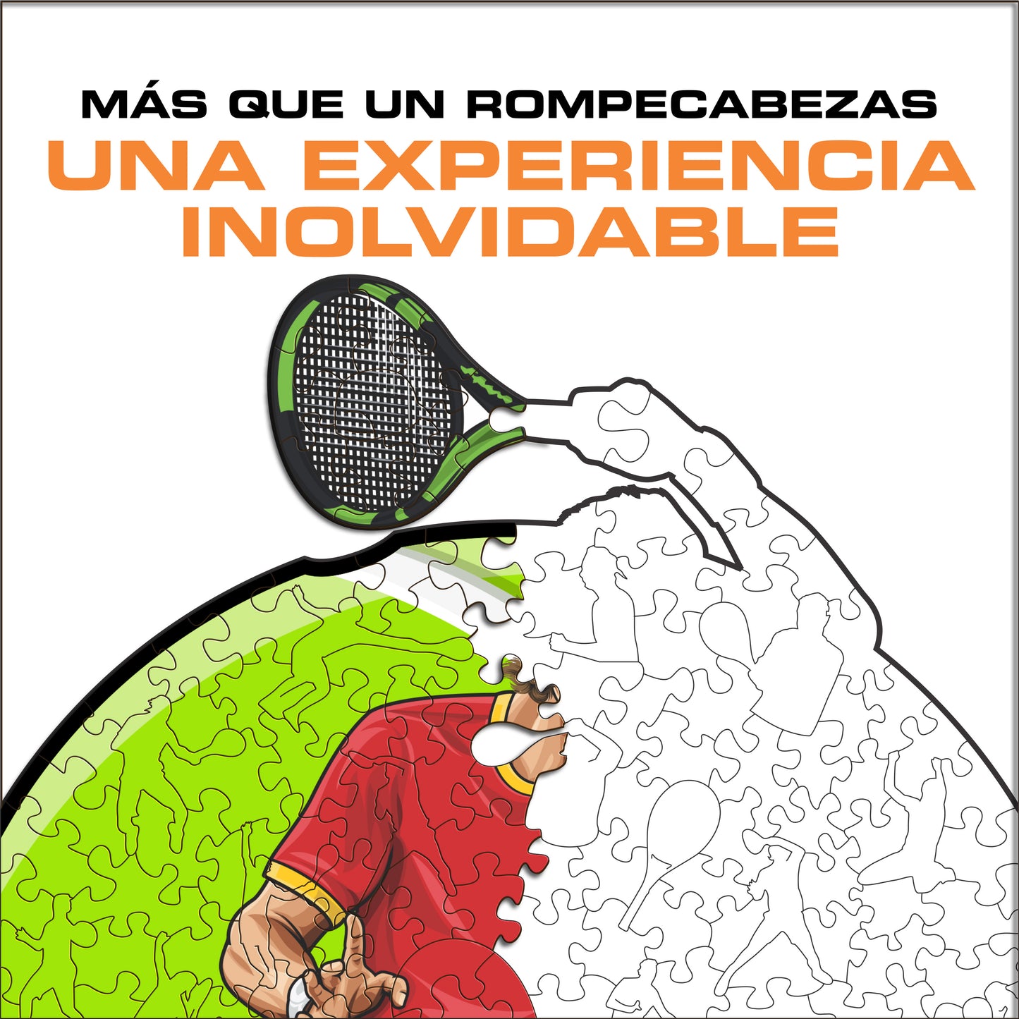 Rafael Nadal - Wooden Puzzle