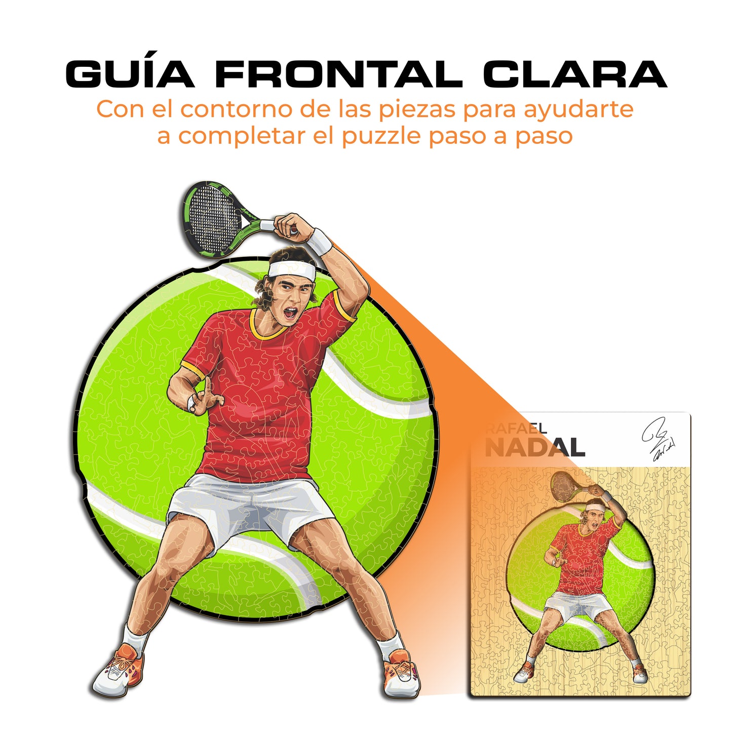Rafael Nadal - Wooden Puzzle