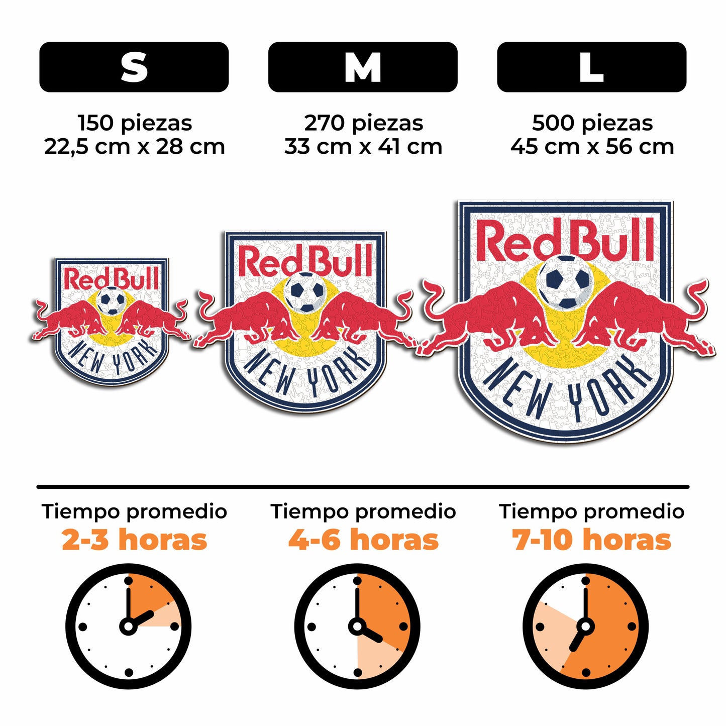 New York Red Bulls® Logo - Rompecabezas de Madera