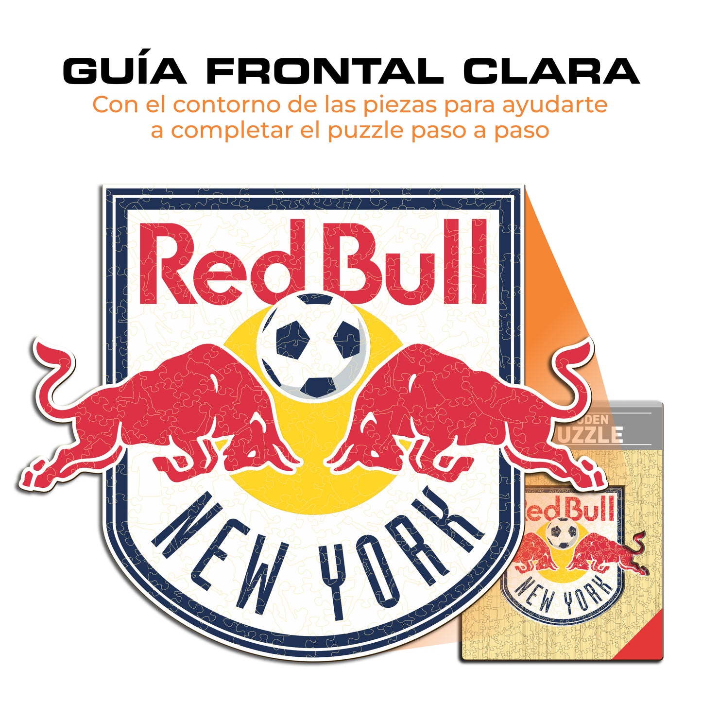 New York Red Bulls® Logo - Rompecabezas de Madera