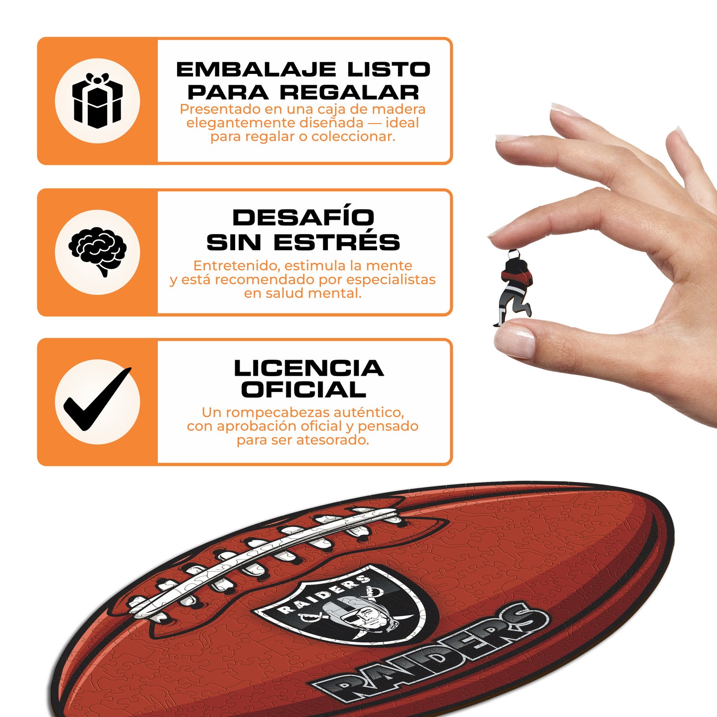 Las Vegas Raiders™ - Rompecabezas de Madera