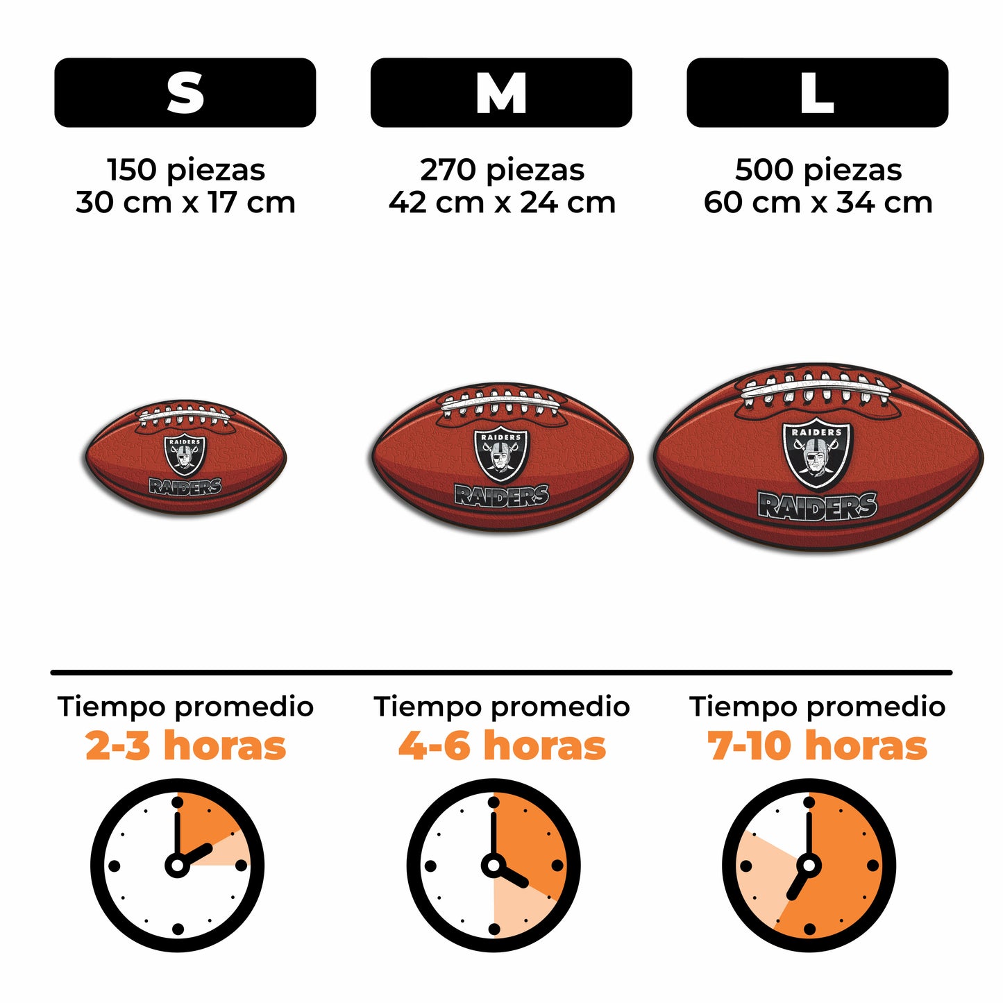 Las Vegas Raiders™ - Rompecabezas de Madera