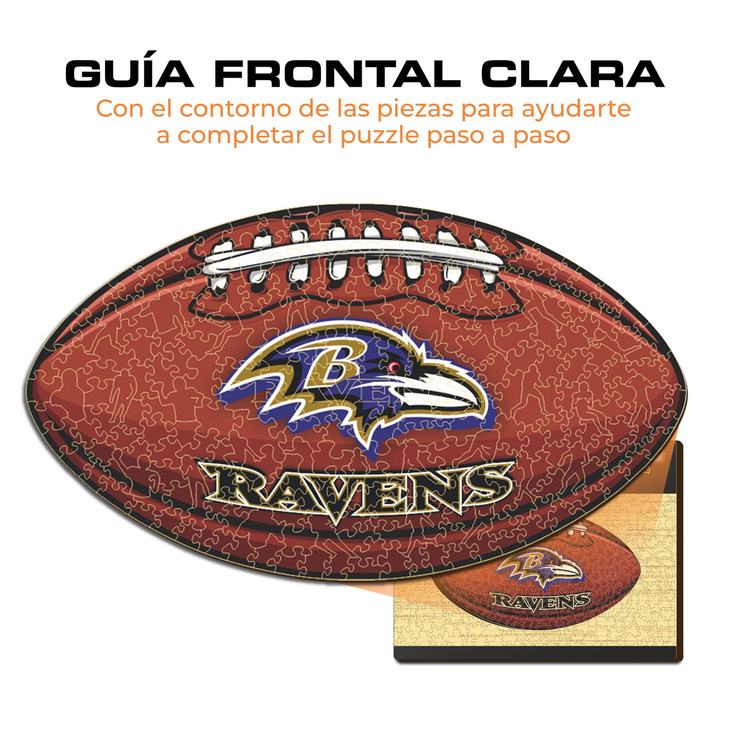 Baltimore Ravens™ - Rompecabezas de Madera