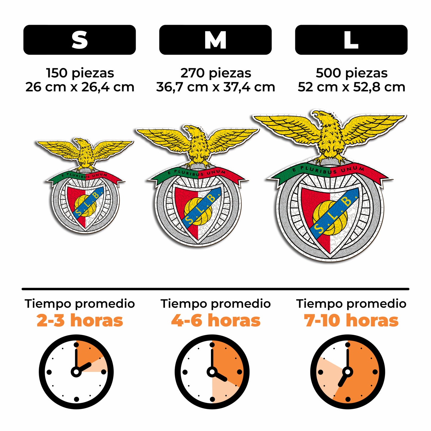 SL Benfica® Escudo - Rompecabezas de Madera
