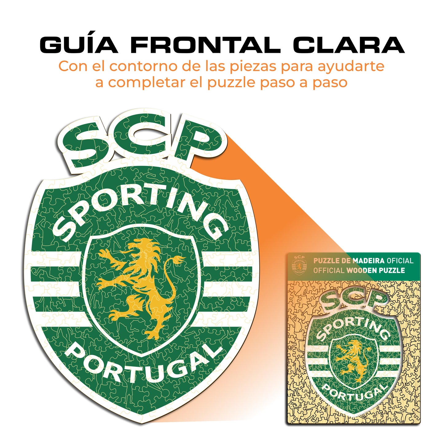 Sporting CP® Escudo - Rompecabezas de Madera