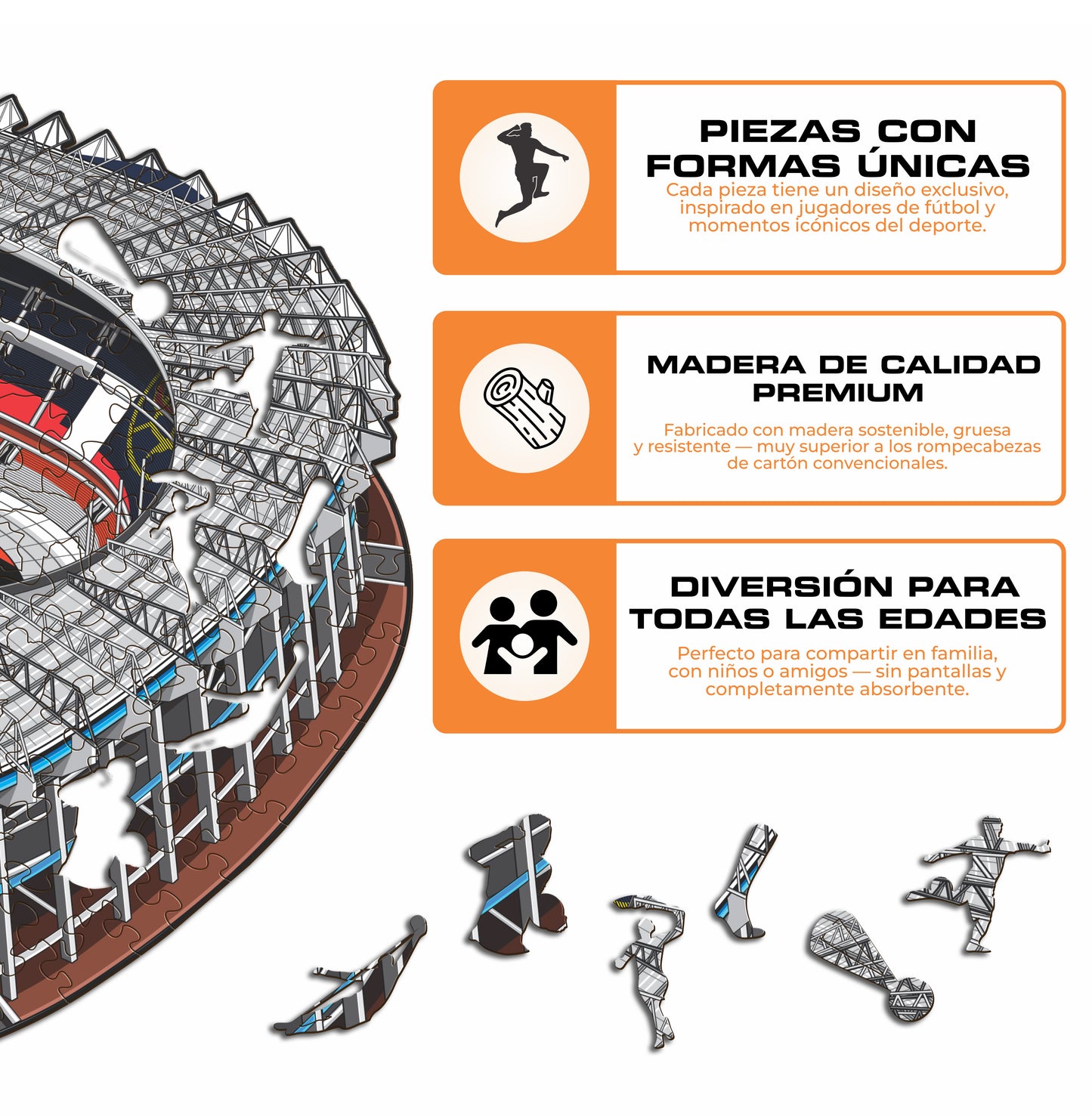 Club América® Estadio Azteca - Rompecabezas de Madera