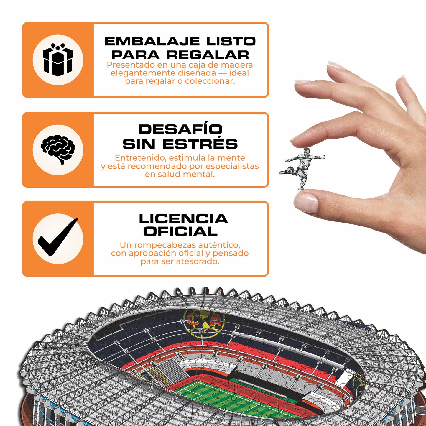 Club América® Estadio Azteca - Rompecabezas de Madera