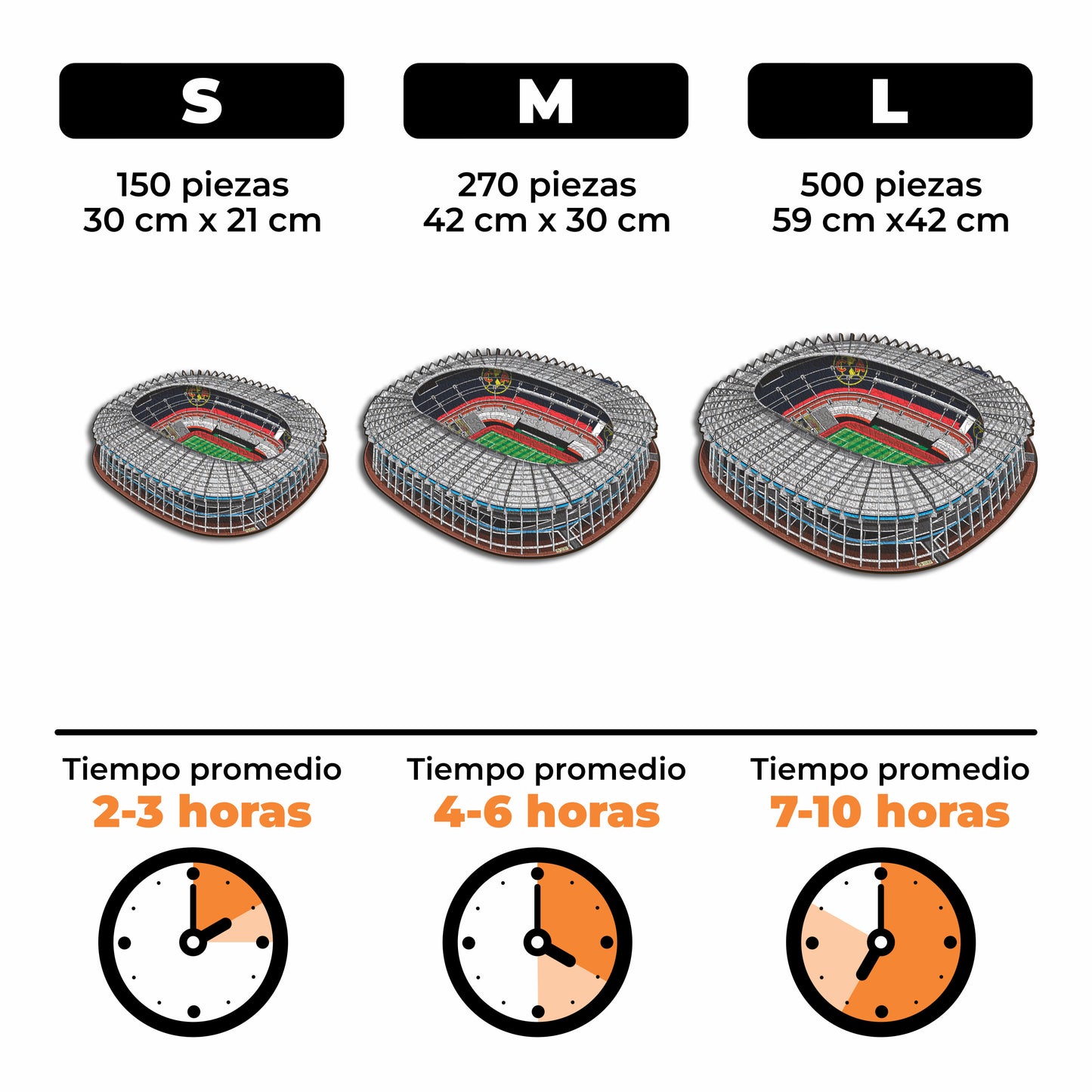 Club América® Estadio Azteca - Rompecabezas de Madera