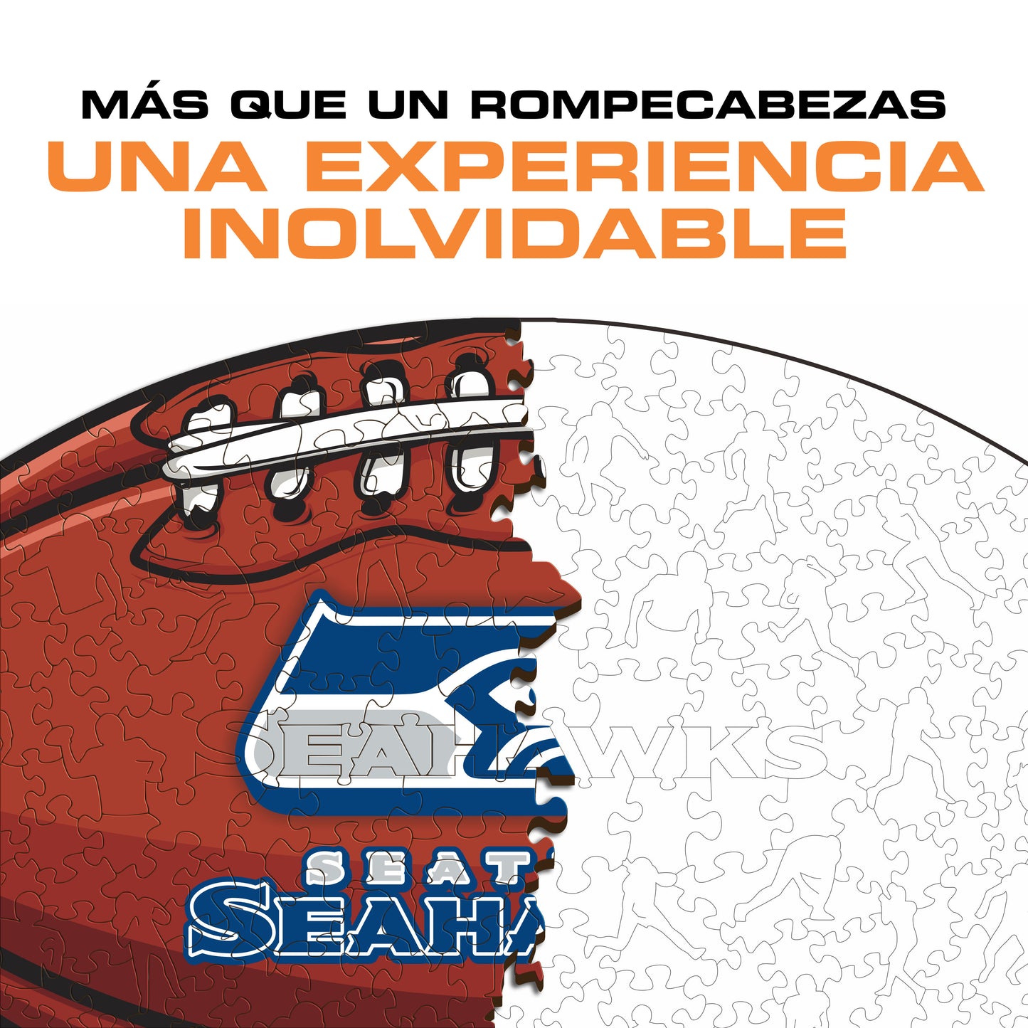 Seattle Seahawks™ - Rompecabezas de Madera