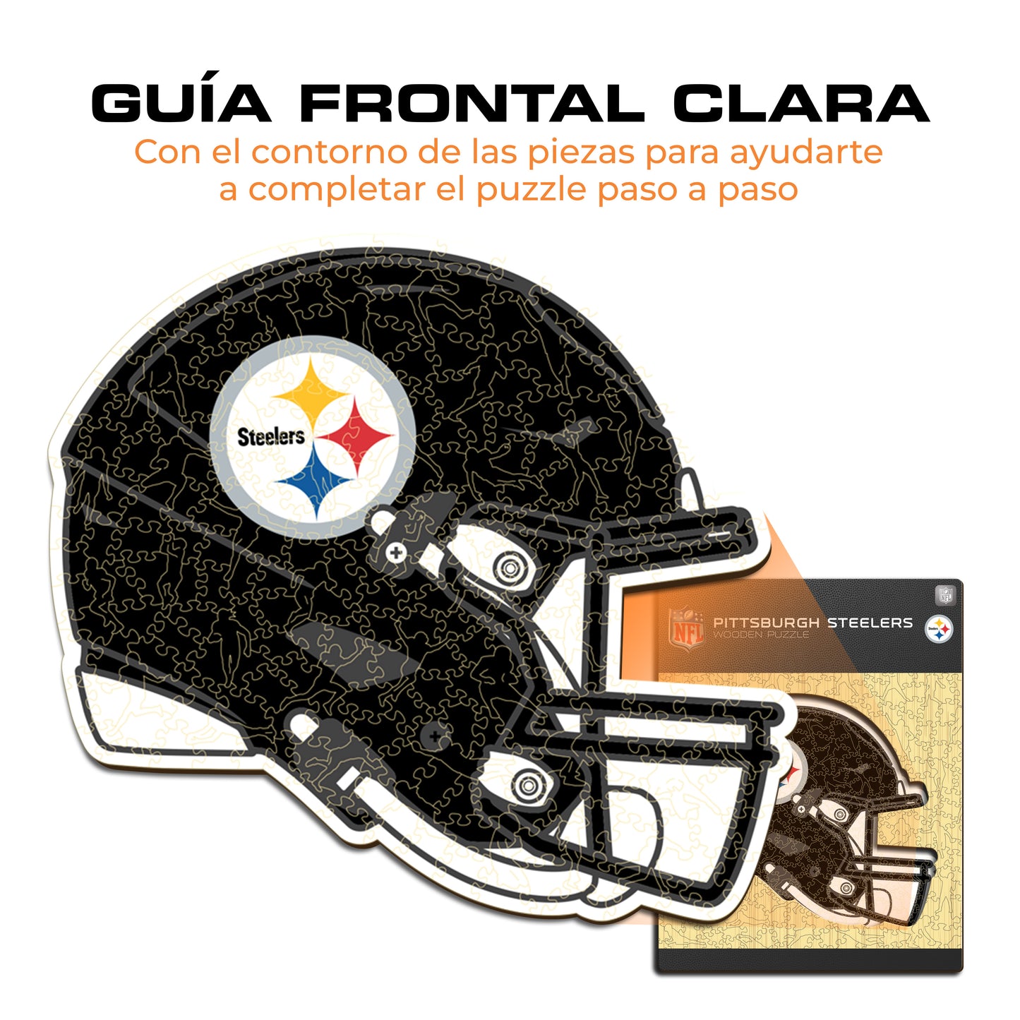 Pittsburgh Steelers™ Casco - Rompecabezas de Madera