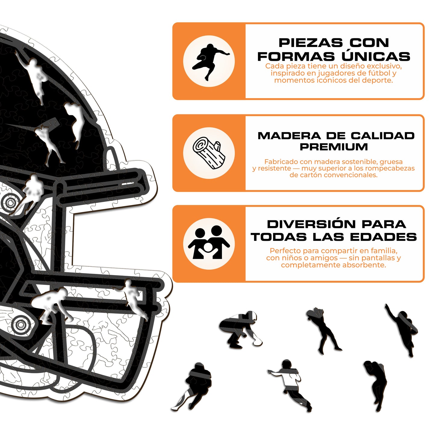 Pittsburgh Steelers™ Casco - Rompecabezas de Madera