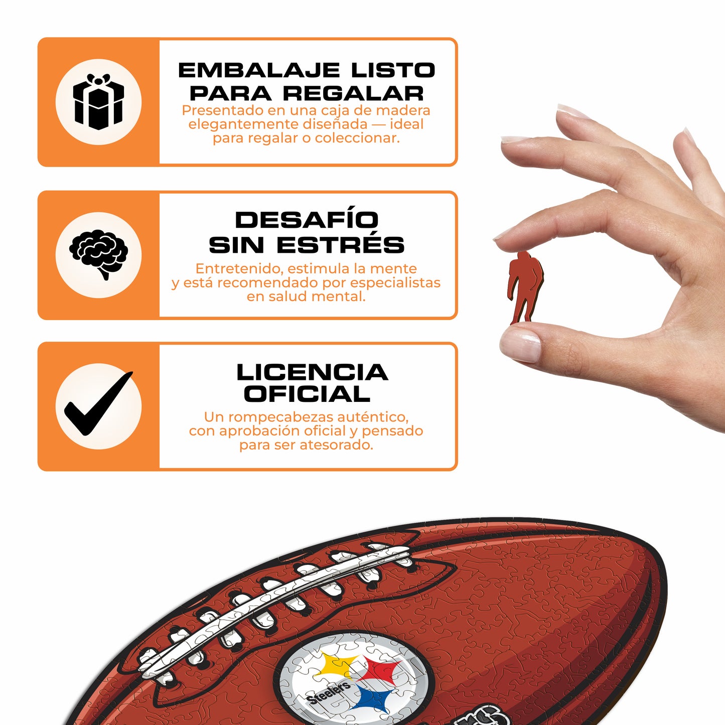 Pittsburgh Steelers™ - Rompecabezas de Madera