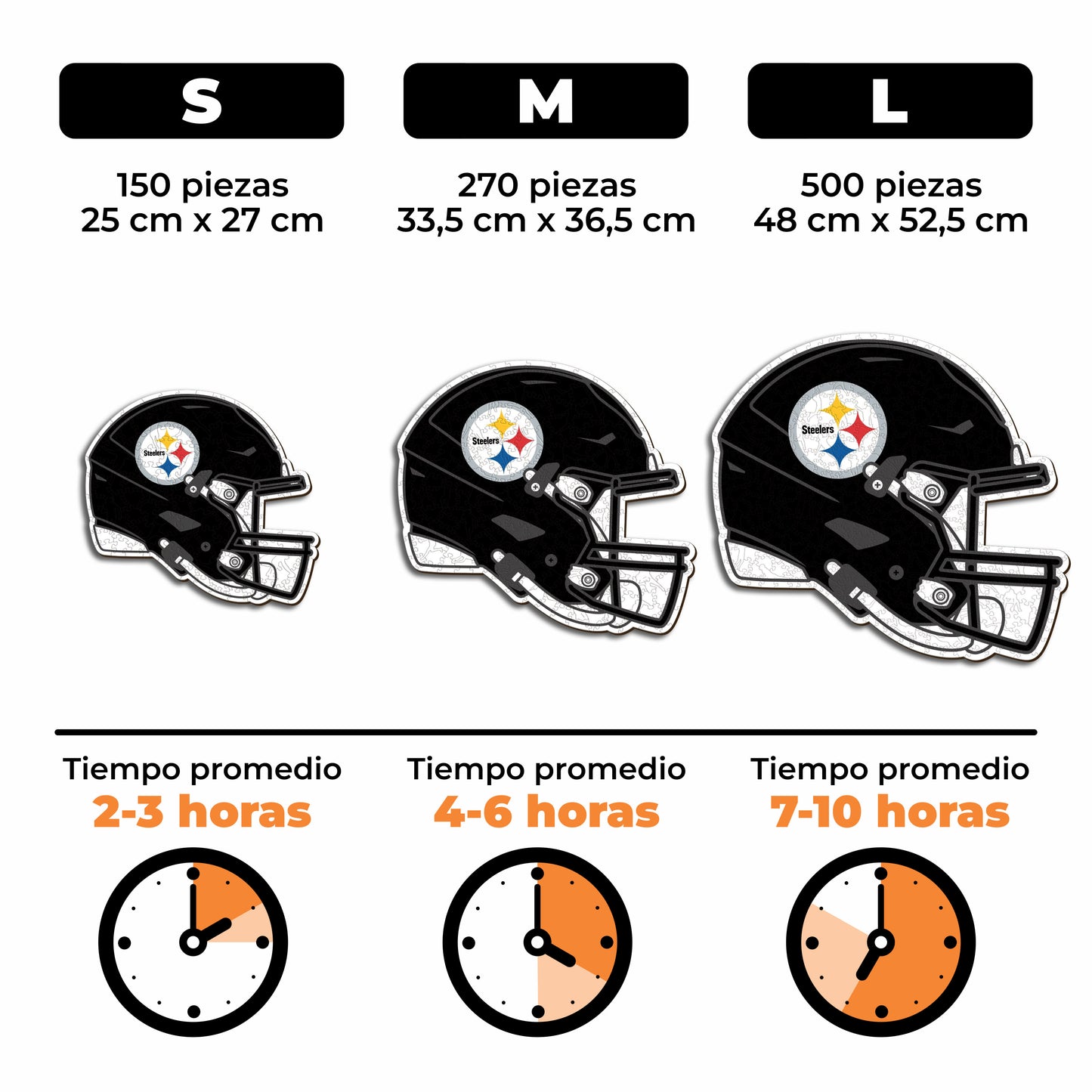 Pittsburgh Steelers™ Casco - Rompecabezas de Madera