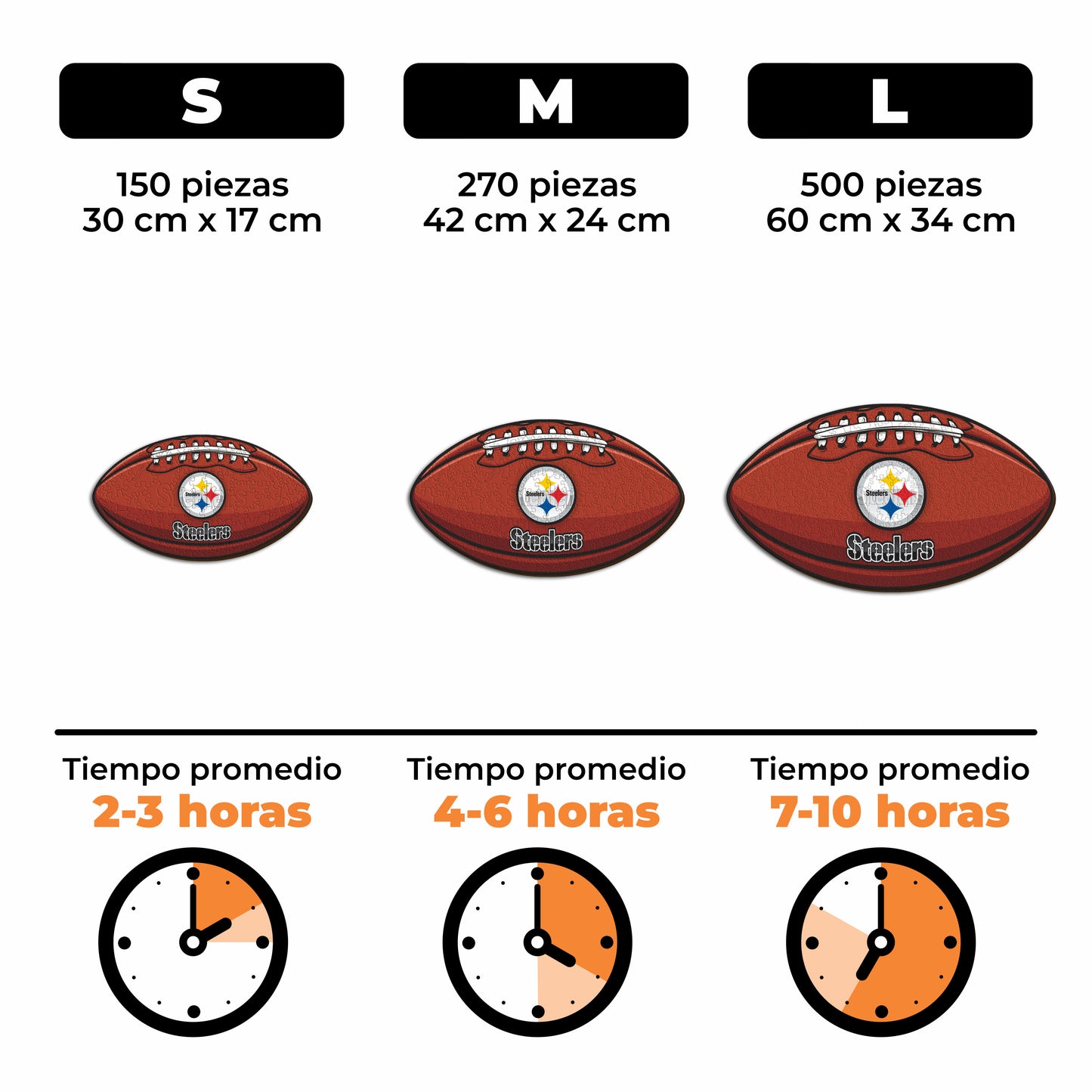 Pittsburgh Steelers™ - Rompecabezas de Madera