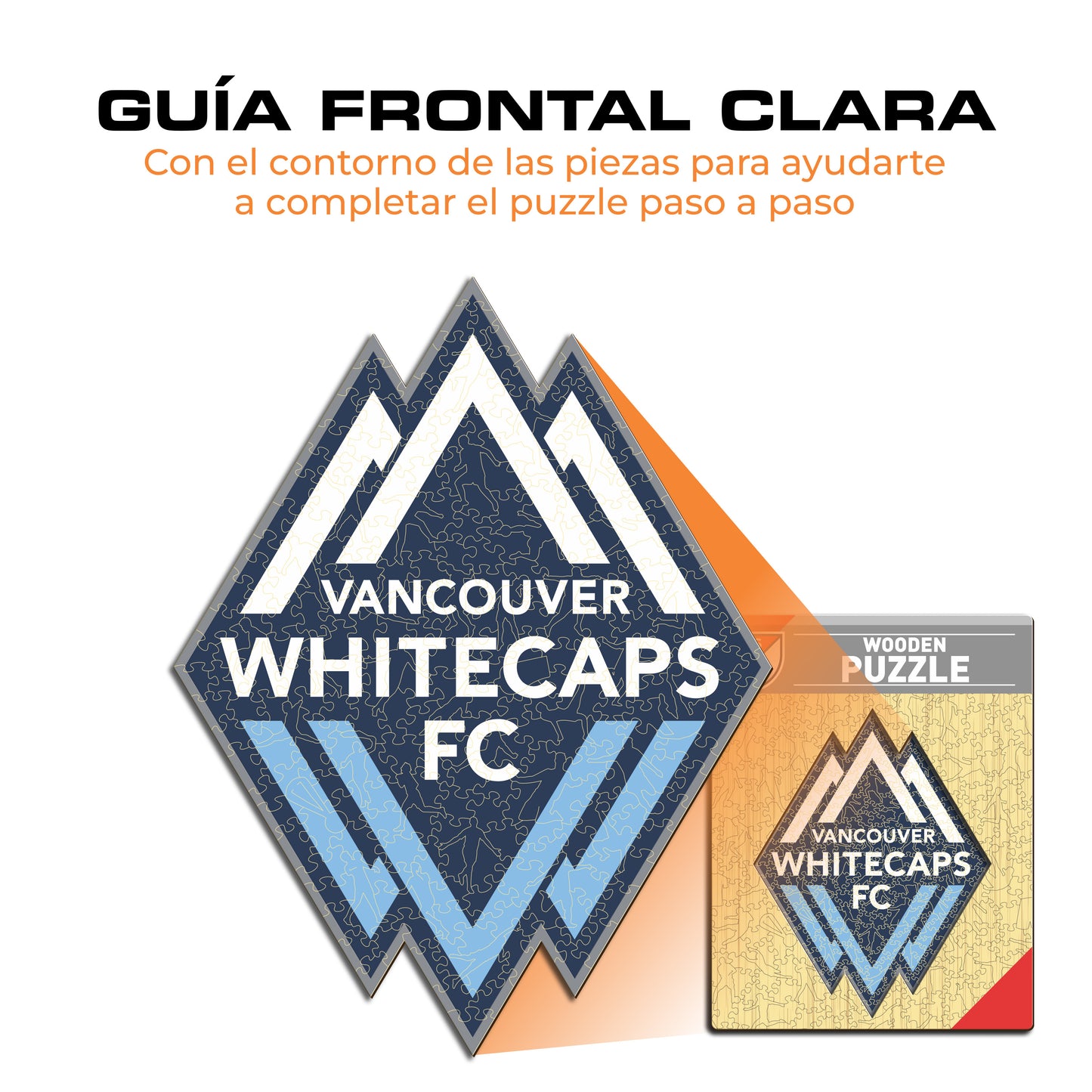 Vancouver Whitecaps® Escudo - Rompecabezas de Madera