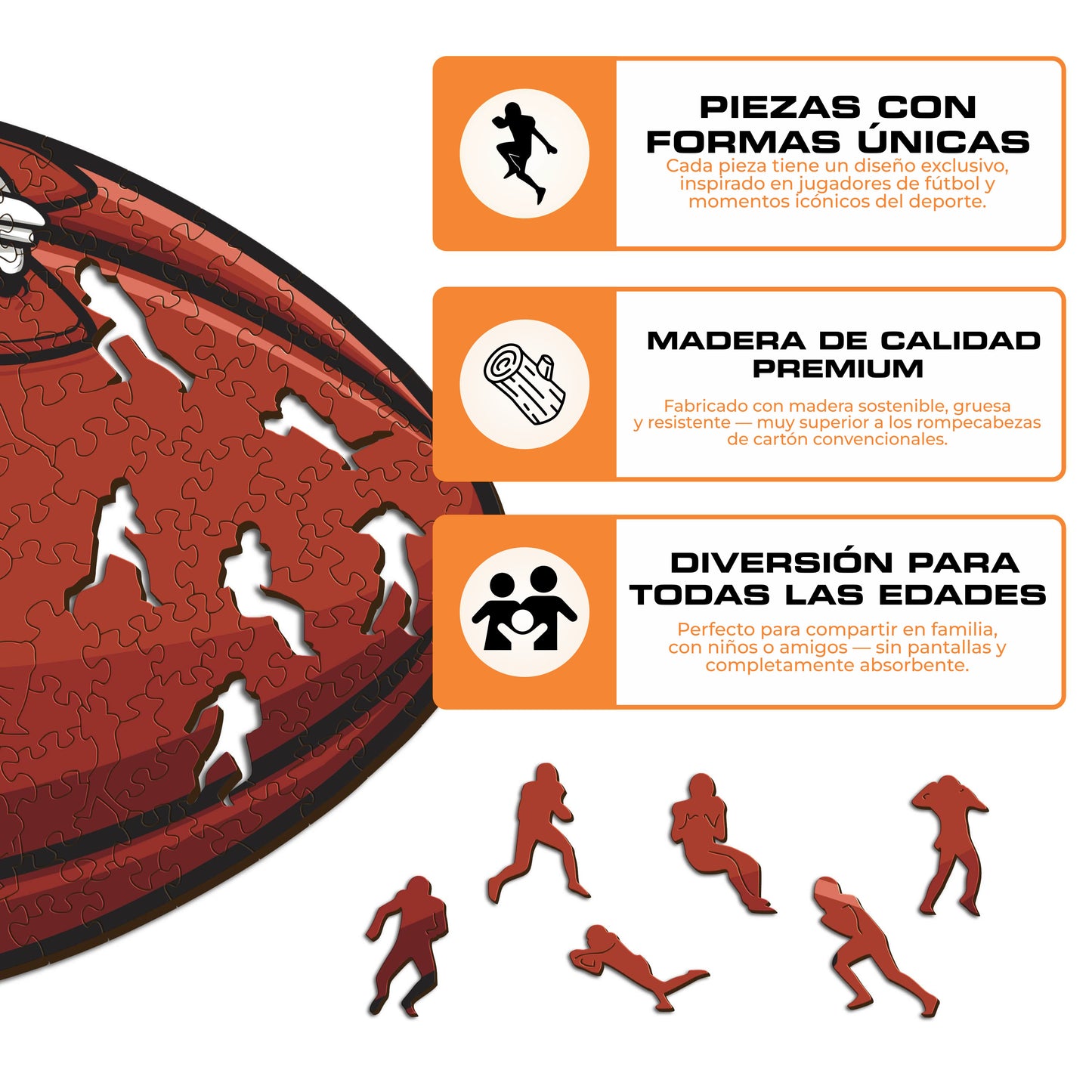 Arizona Cardinals™ - Rompecabezas de Madera