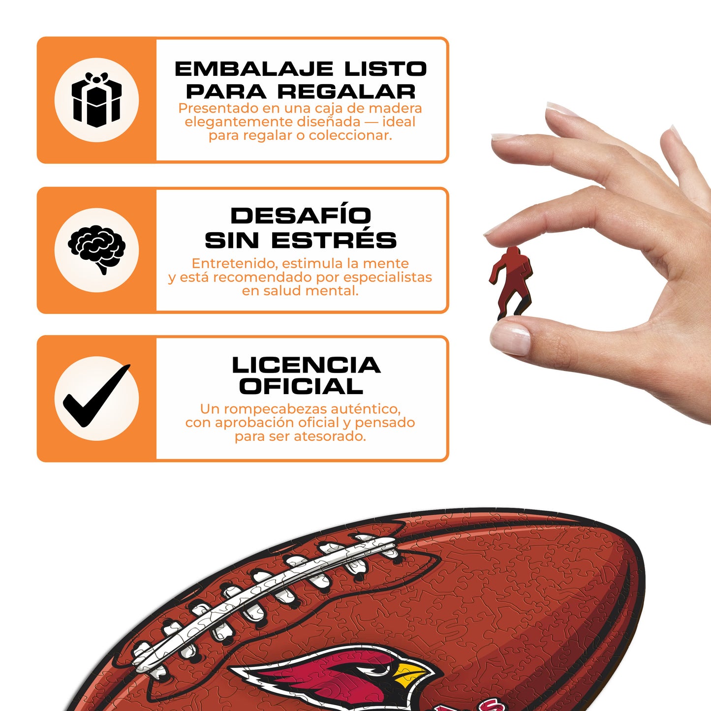 Arizona Cardinals™ - Rompecabezas de Madera