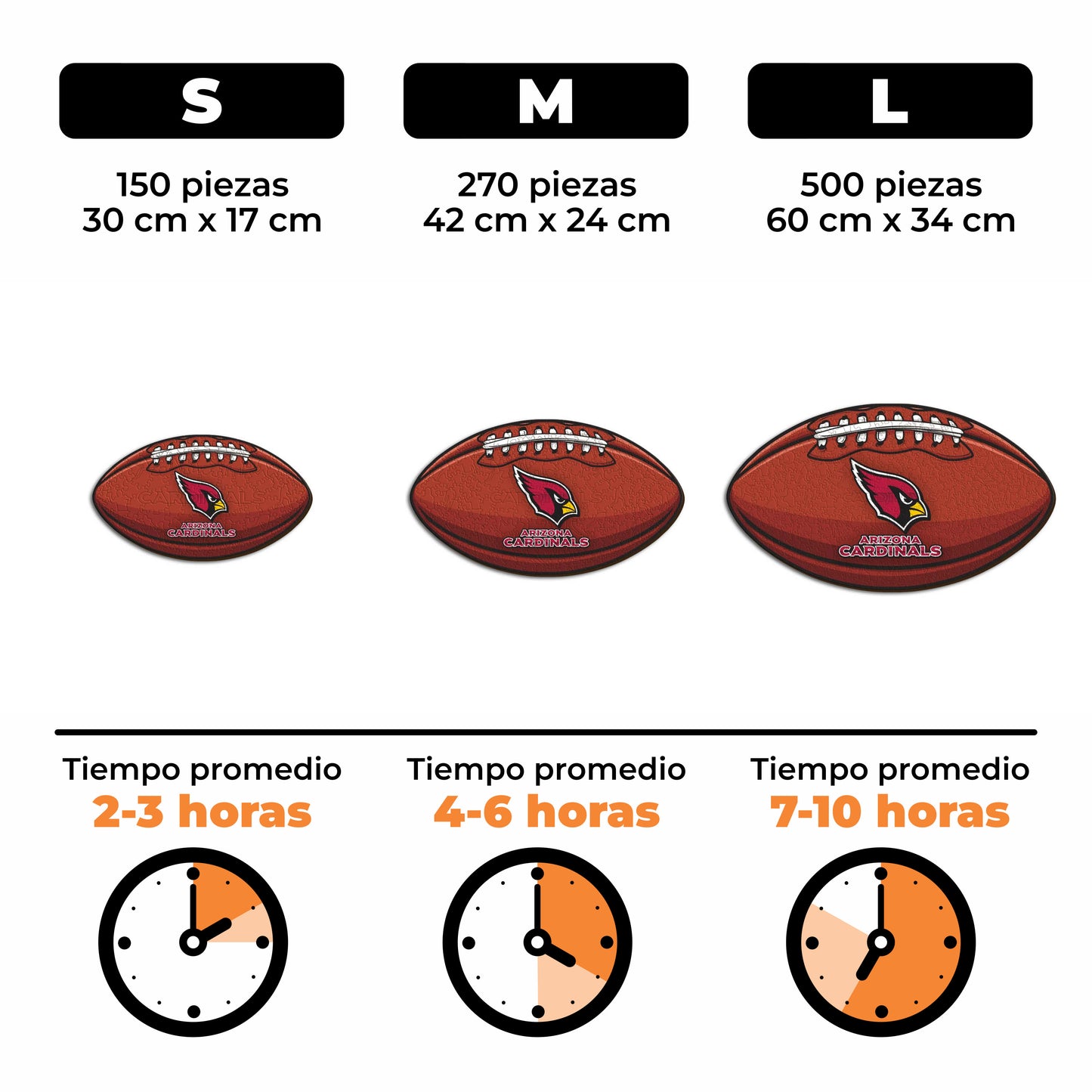 Arizona Cardinals™ - Rompecabezas de Madera
