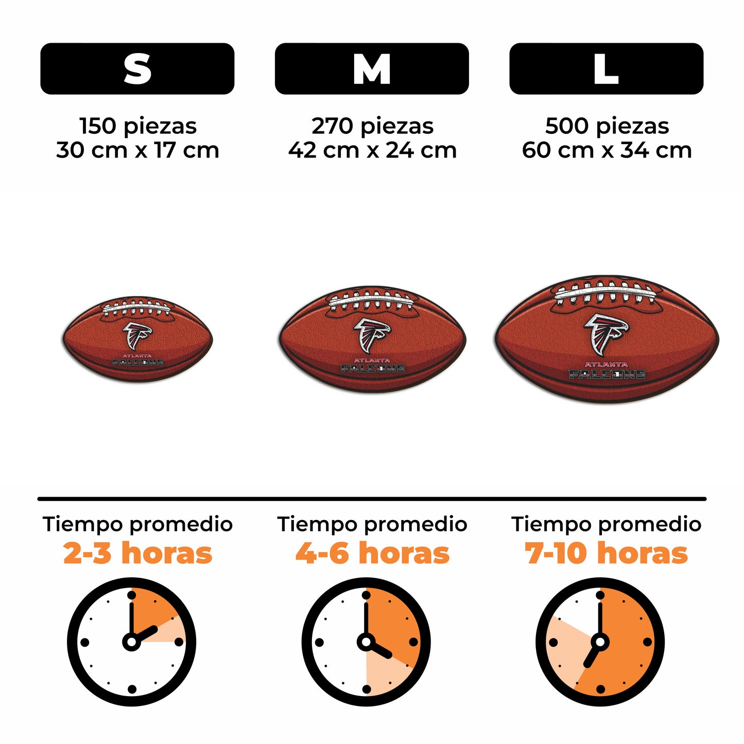 Atlanta Falcons™ - Rompecabezas de Madera