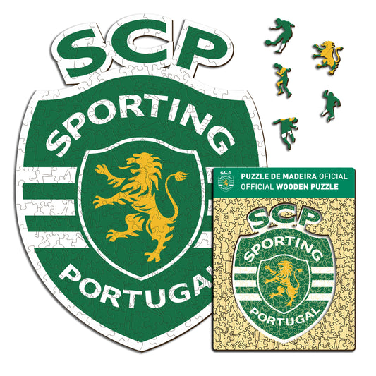 Sporting CP® Escudo - Rompecabezas de Madera