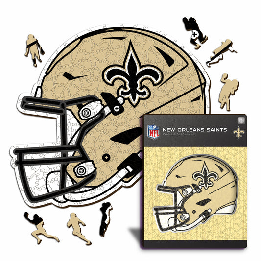 New Orleans Saints™ Casco - Rompecabezas de Madera