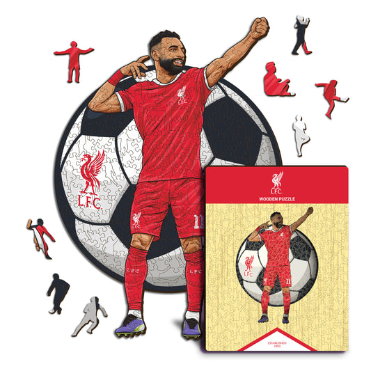 Mohamed Salah - Rompecabezas de Madera