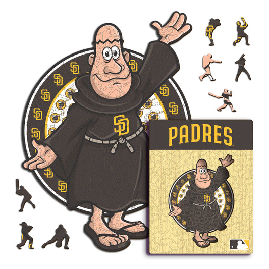San Diego Padres™ Mascota - Rompecabezas de Madera