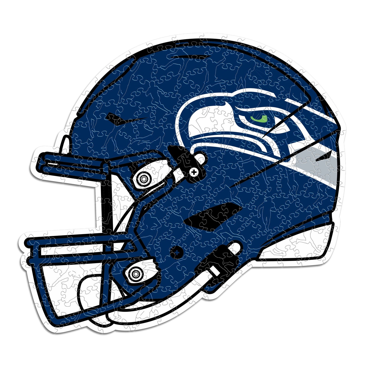 Seattle Seahawks™ Casco - Rompecabezas de Madera