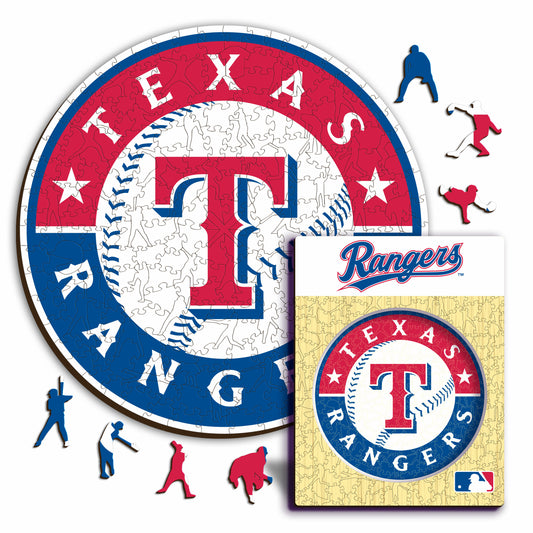 Texas Rangers™ - Rompecabezas de Madera
