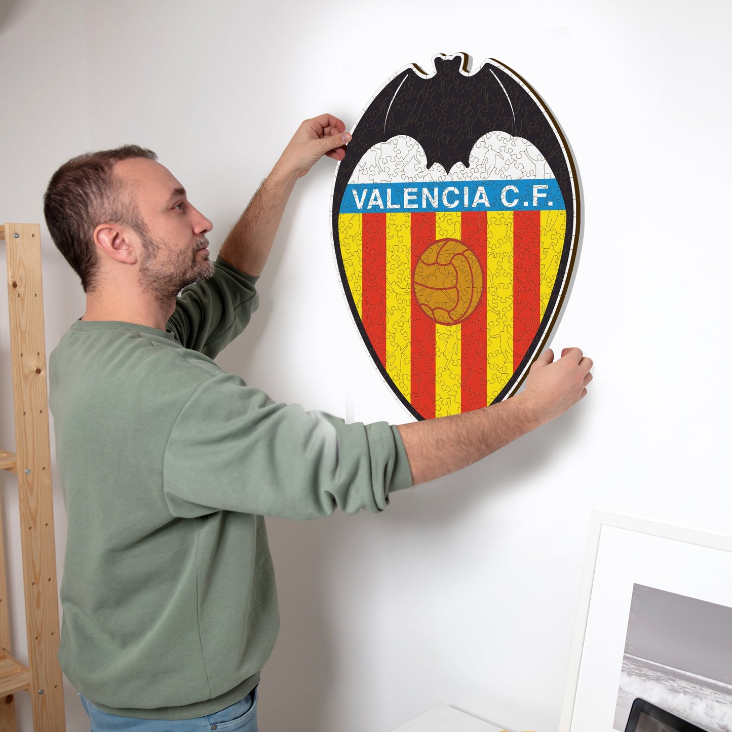 Valencia CF® Escudo - Rompecabezas de Madera
