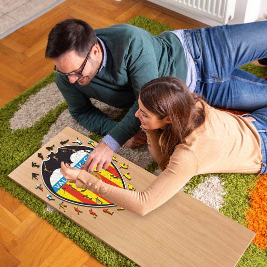 Valencia CF® Escudo - Rompecabezas de Madera
