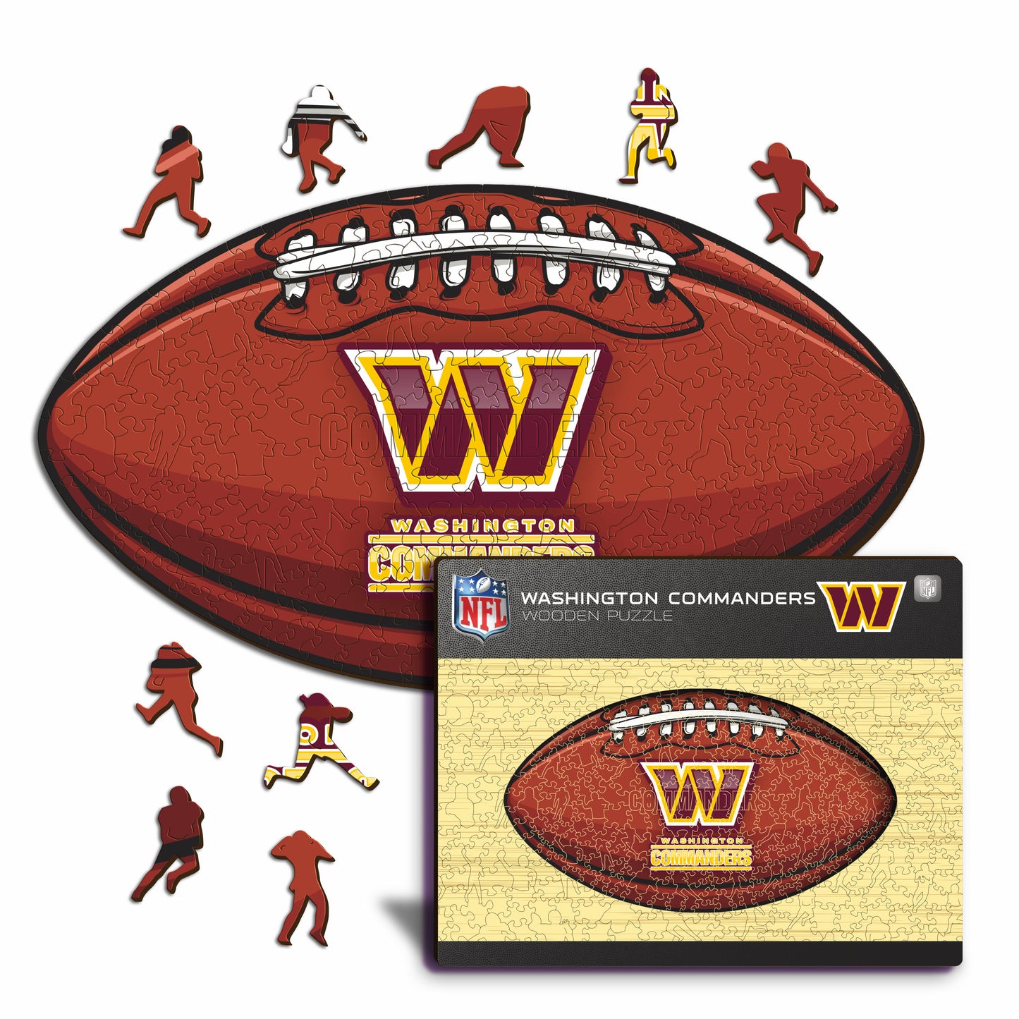 Washington Commanders™ - Rompecabezas de Madera