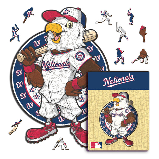Washington Nationals™ Mascota - Rompecabezas de Madera