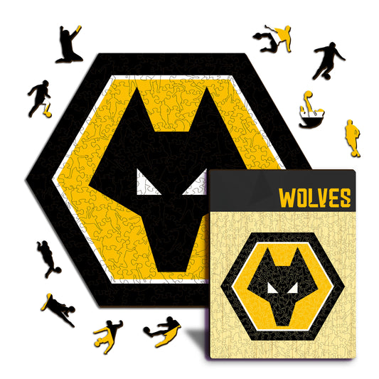 Wolves FC® Escudo - Rompecabezas de Madera