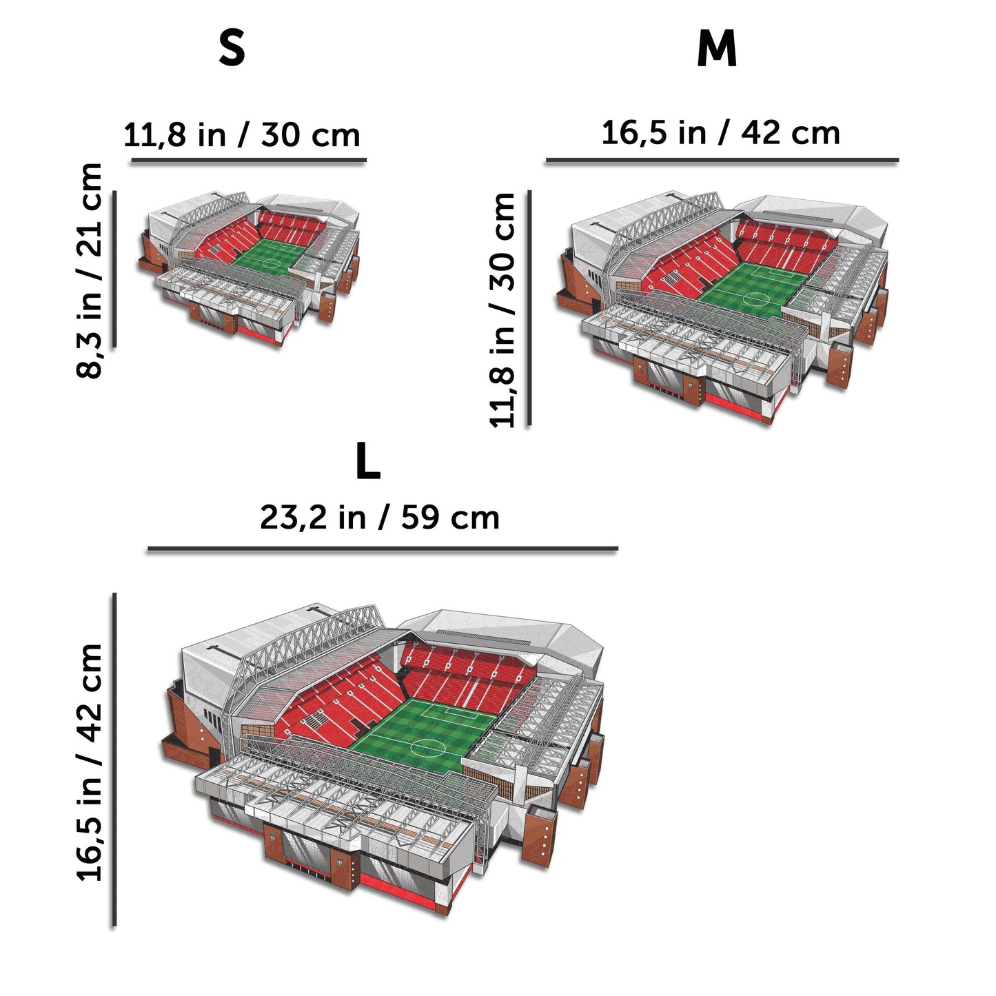 Liverpool FC® Anfield Stadium - Rompecabezas de Madera
