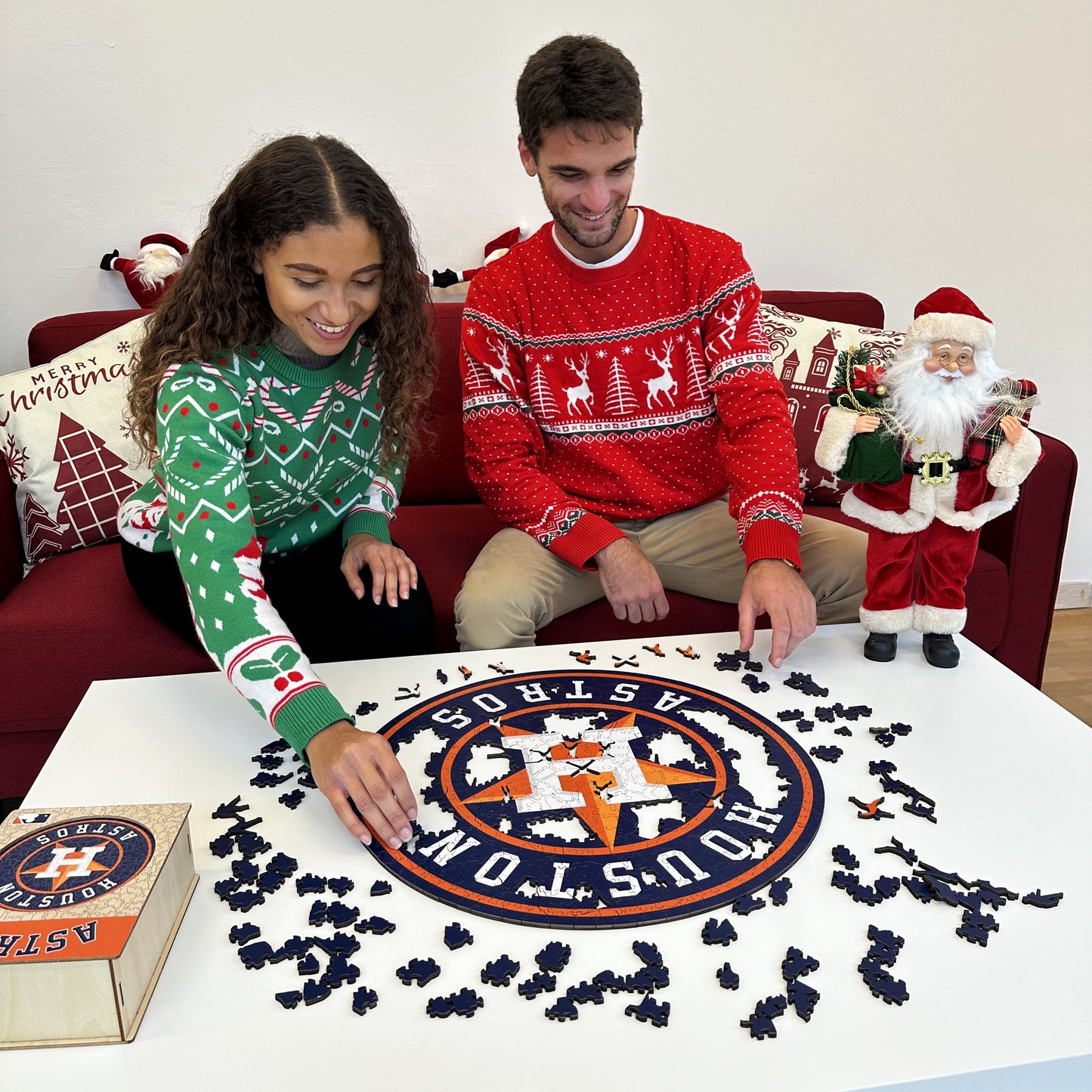 Houston Astros™ - Rompecabezas de Madera