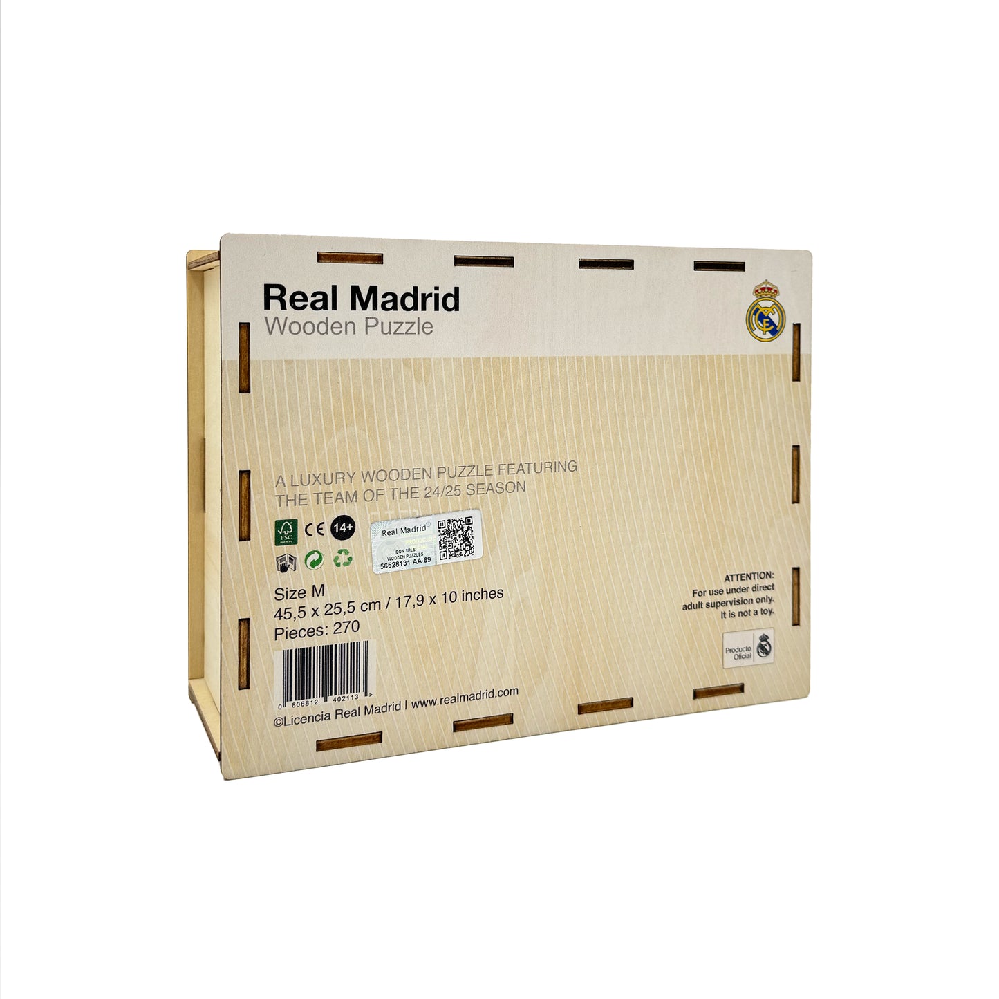 Equipo Real Madrid CF® (2024/25) - Rompecabezas de Madera