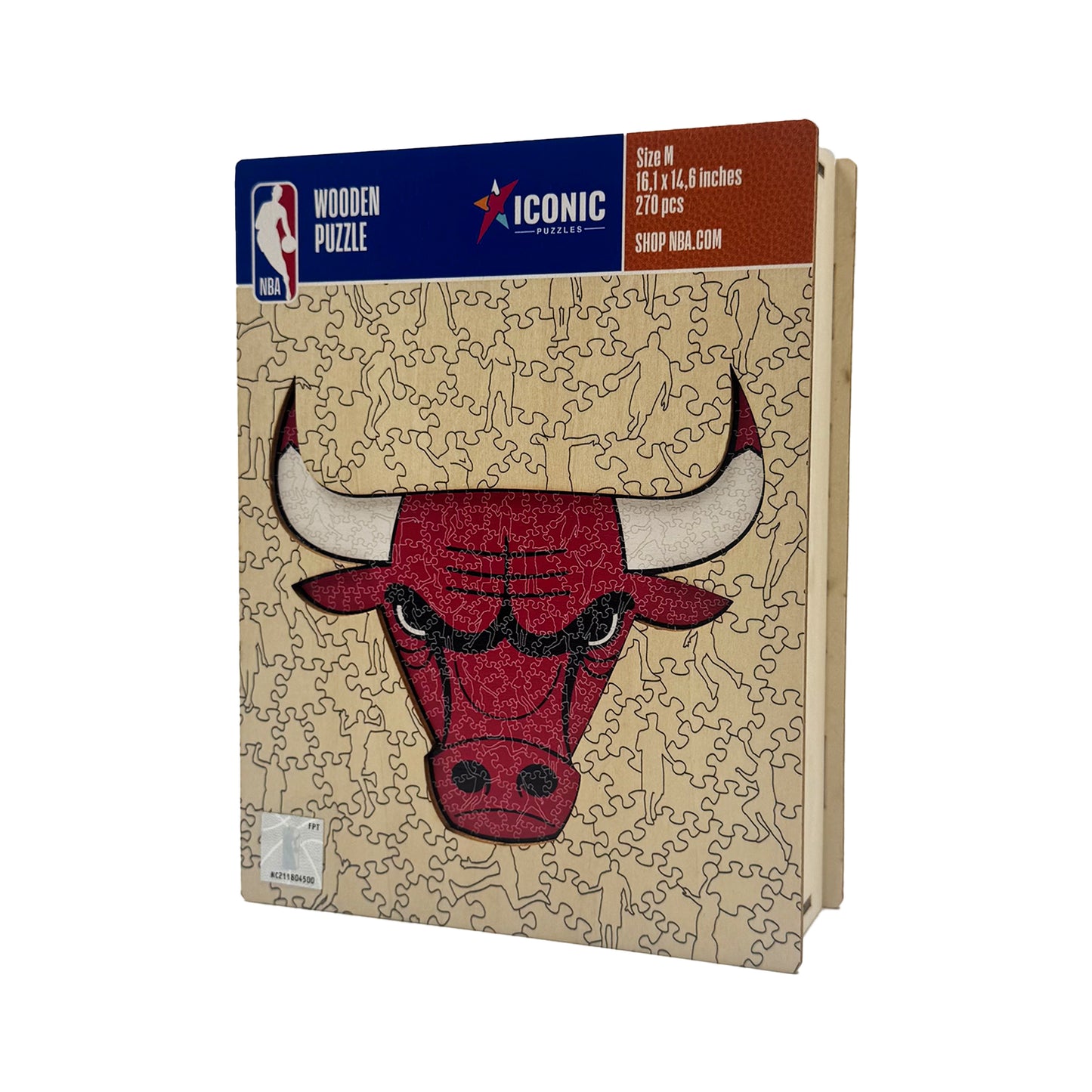 Chicago Bulls™ - Rompecabezas de Madera