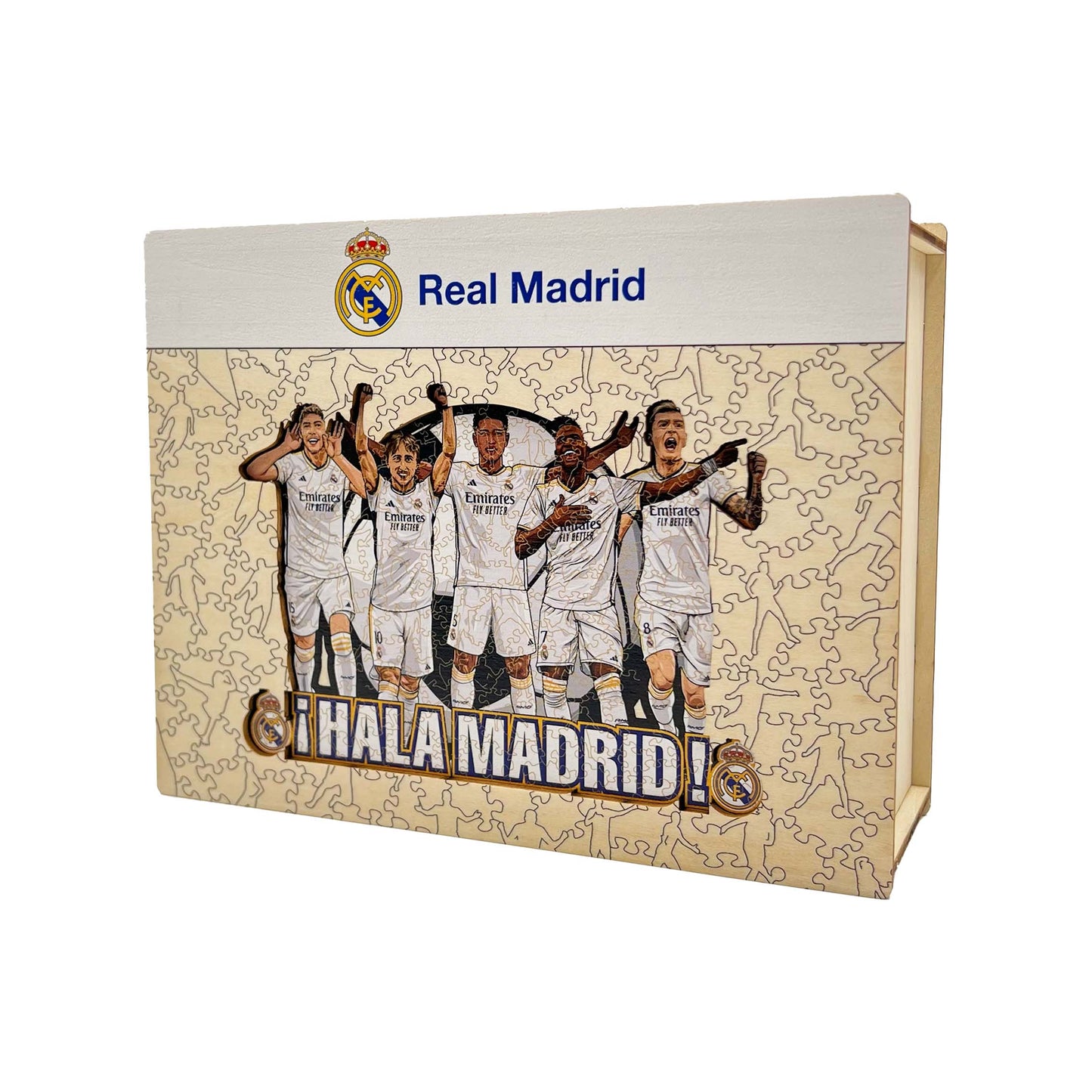 Real Madrid CF® 5 Jugadores - Rompecabezas de Madera Oficial (EDICIÓN LIMITADA)