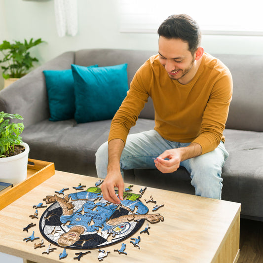 Erling Haaland - Rompecabezas de Madera