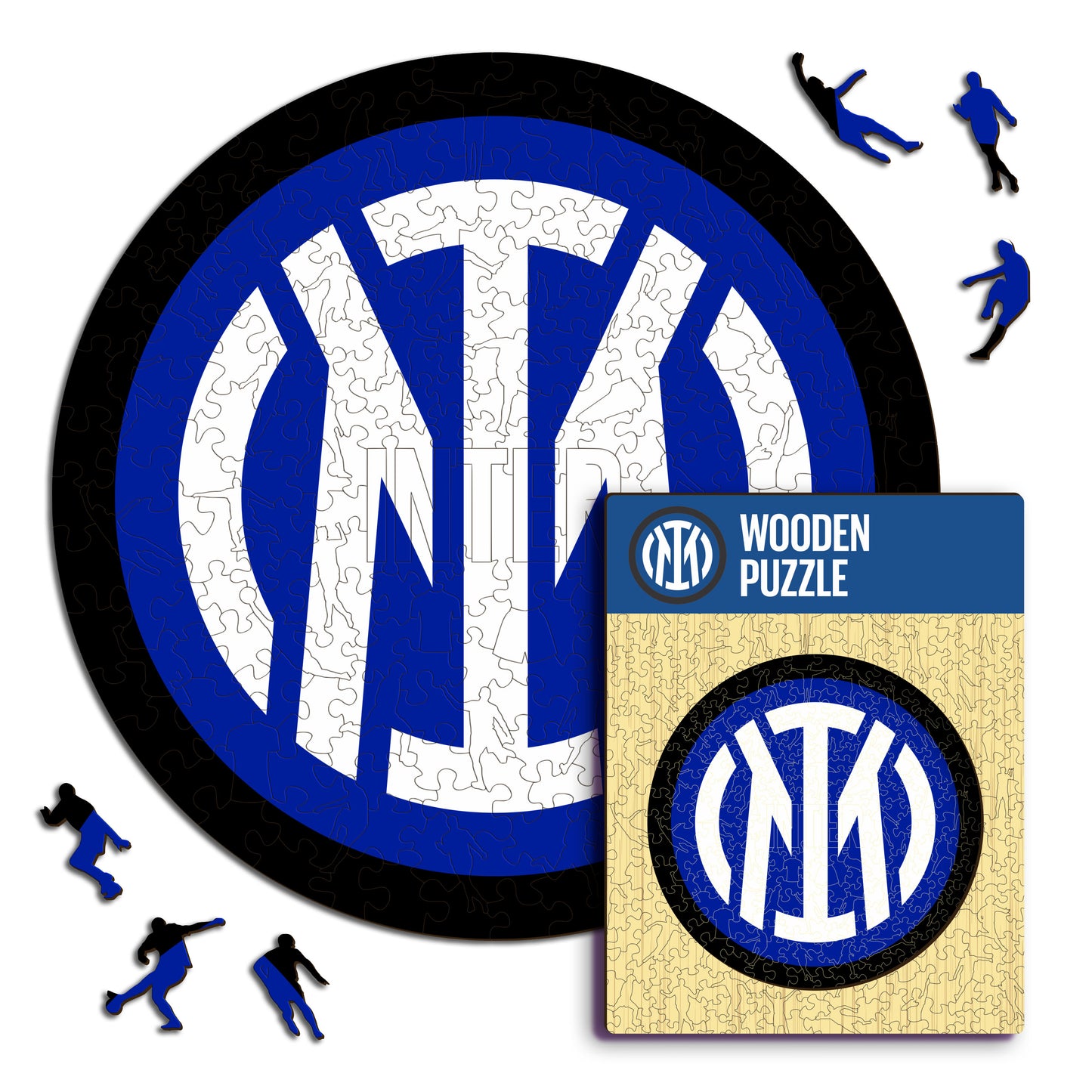 FC Inter® Escudo - Rompecabezas de Madera