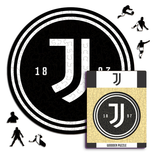 Juventus FC® Escudo - Rompecabezas de Madera