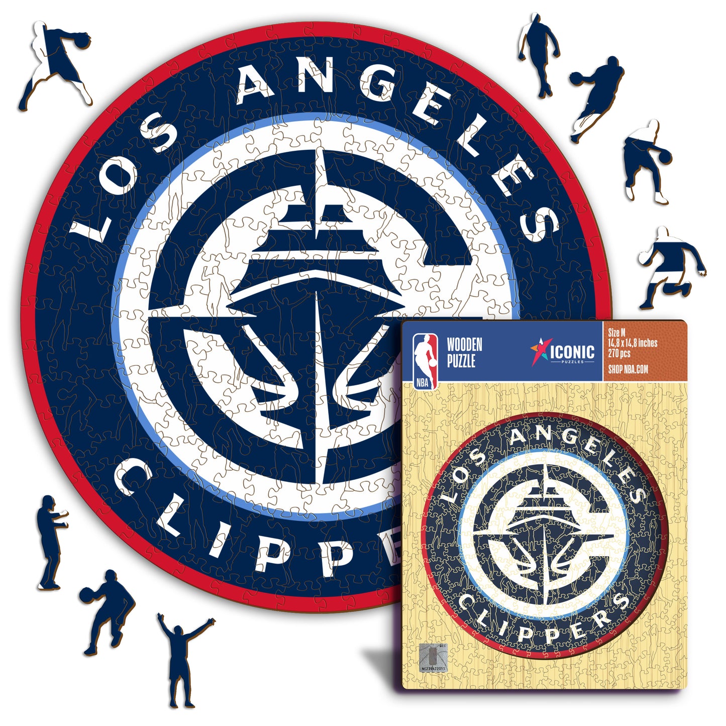 Los Angeles Clippers™ - Rompecabezas de Madera