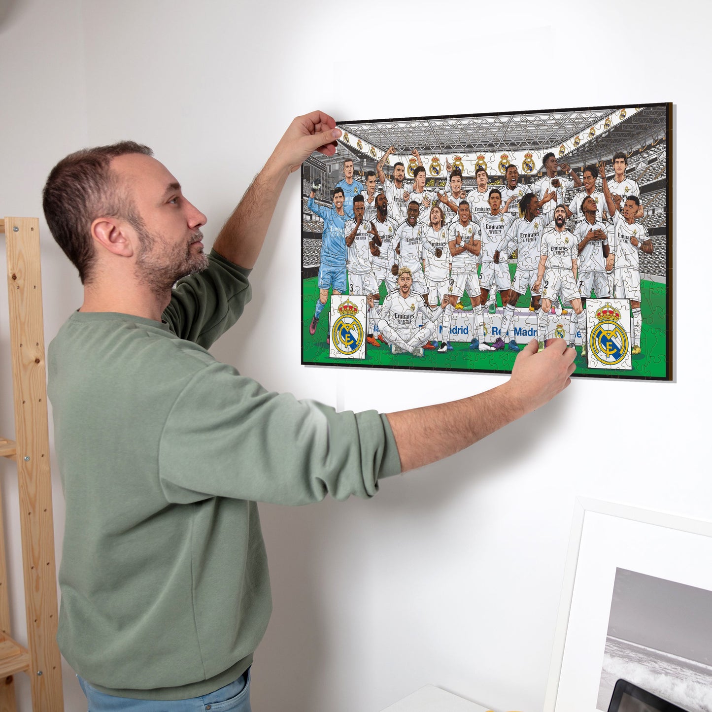 Equipo Real Madrid CF® - Rompecabezas de Madera