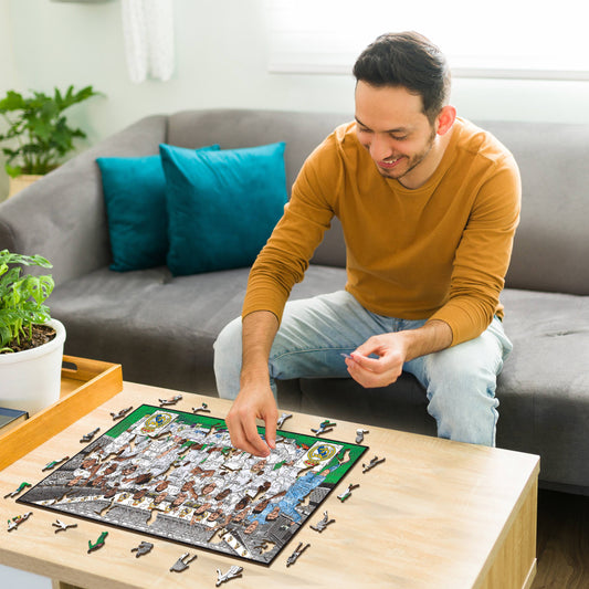 Equipo Real Madrid CF® - Rompecabezas de Madera