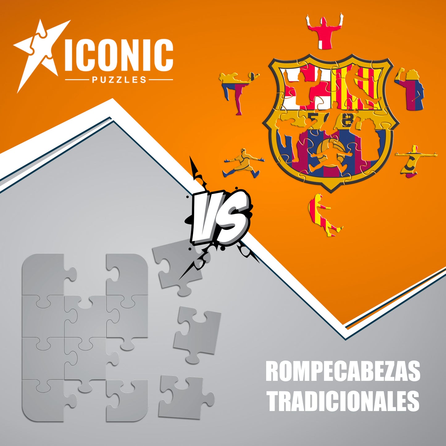FC Barcelona® Escudo - Rompecabezas de Madera