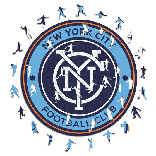 New York City FC® Escudo - Rompecabezas de Madera