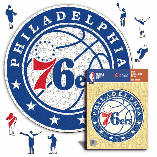 Philadelphia 76ers™ - Rompecabezas de Madera