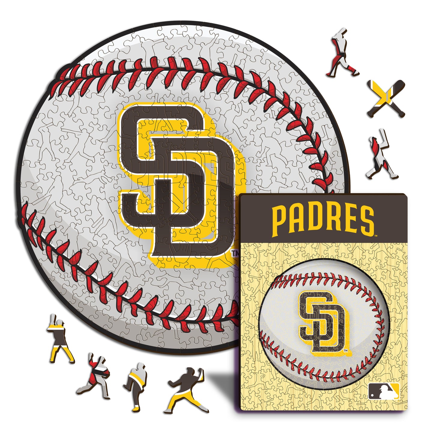 San Diego Padres™ - Rompecabezas de Madera