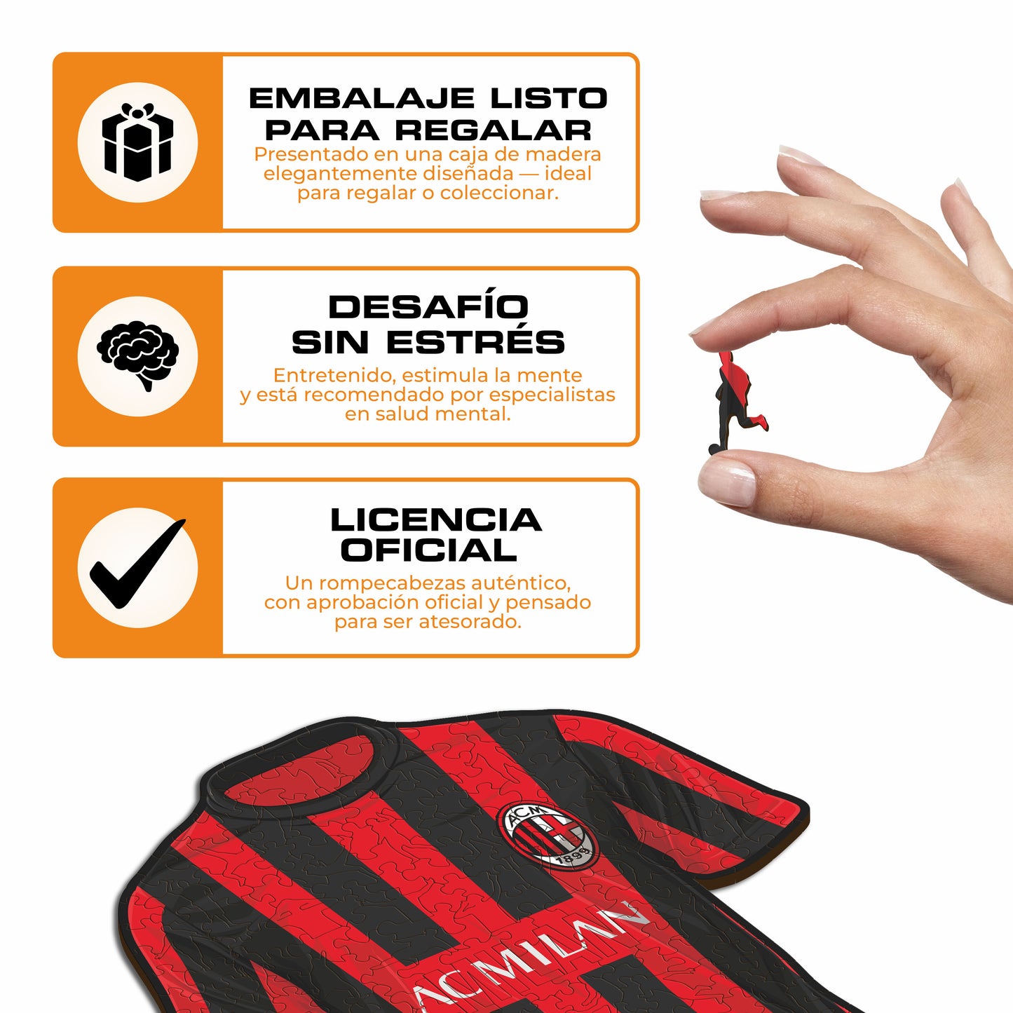 AC Milan® Jersey - Rompecabezas de Madera